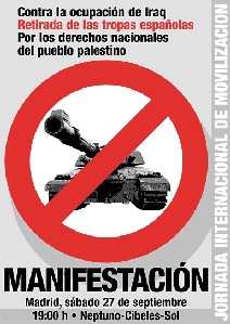 27 de Septiembre de 2003 - Jornada Internacional de Movilizacin Contra la Guerra - PINCHA PARA MS INFORMACIN Y UNA IMAGEN MUCHO MAYOR!