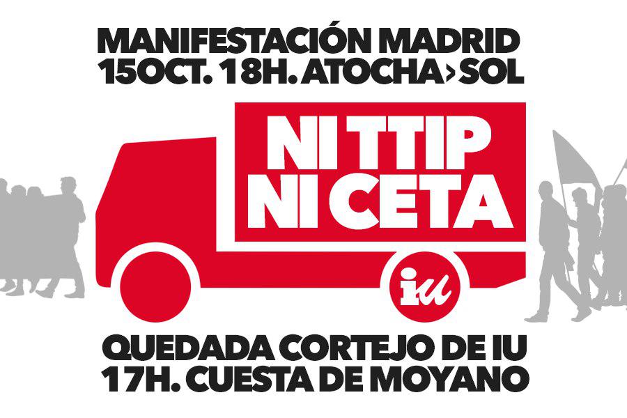 Punto de encuentro IU manifestación