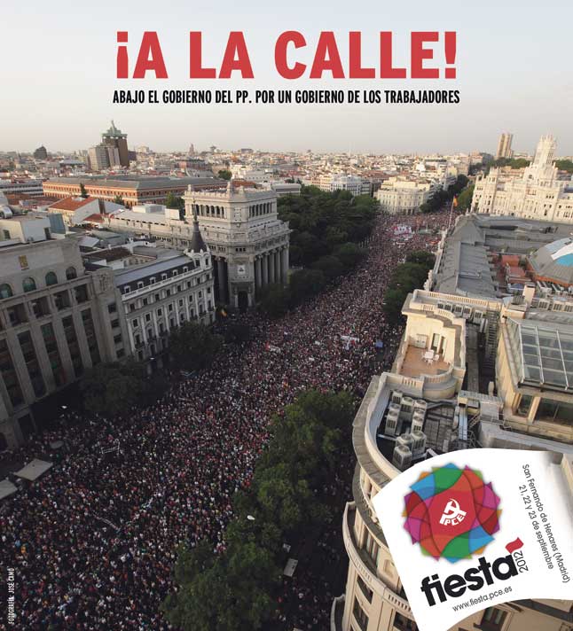 abajo el gobierno del PP, por un gobierno de los trabajadores - manifestaciones 15-S