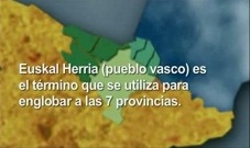 Euskal Herria (pueblo vasco) engloba las 7 provincias