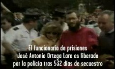 Jos Antonio Ortega Lara, secuestrado por ETA