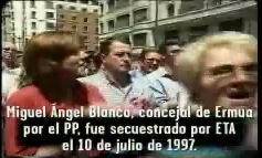 Miguel Angel Blanco, secuestrado y asesinado por ETA